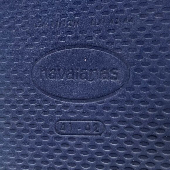 Havaianas St. Tropez Thong Sandals Womens Size 11/12W Blue New Bow - Picture 7 of 12